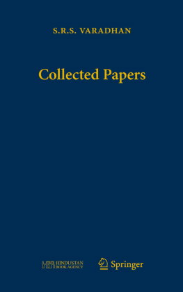 Collected Papers of S.R.S. Varadhan, 4 Vols.