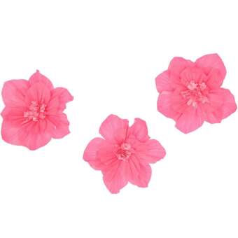 Krepppapier Blüten, Neon Pink, S, FSC MIX