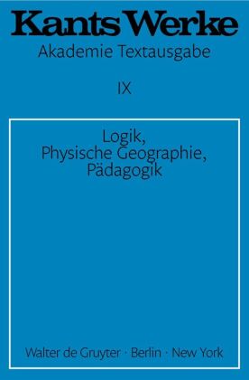 Logik. Physische Geographie. Pädagogik