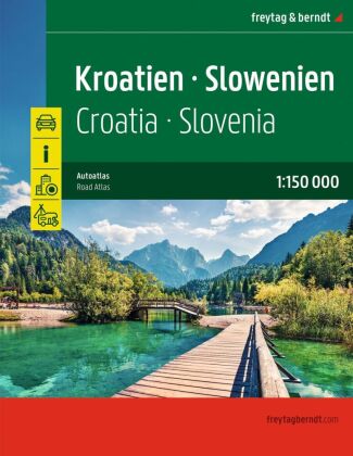 freytag & berndt Autoatlas Kroatien - Slowenien 1:150.000