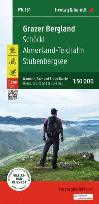 freytag & berndt Wanderkarte WK 131 Grazer Bergland, Schöckl - Almenland-Teichalm - Stubenbergsee 1: