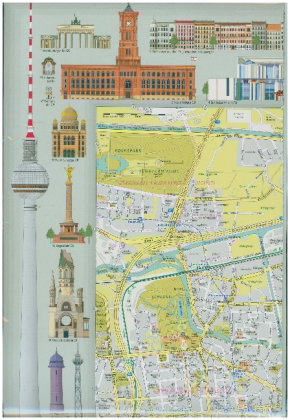 Berliner Wahrzeichenplan