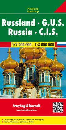 freytag & berndt Straßenkarte Russland - G.U.S. 1:2 Mio.