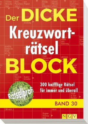 Der dicke Kreuzworträtsel-Block. Bd.30