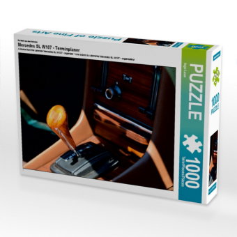 CALVENDO Puzzle Ein Motiv aus dem Kalender Mercedes SL W107 - Terminplaner 1000 Teile Puzzle quer |