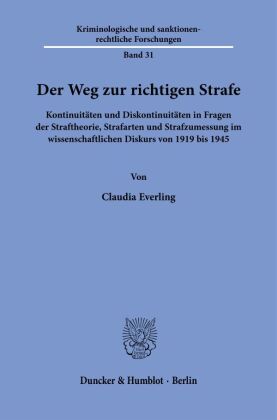 Der Weg zur richtigen Strafe