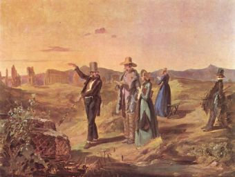 Carl Spitzweg - Engländer in der Campagna - 1.000 Teile (Puzzle)