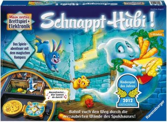Ravensburger Schnappt Hubi, Gesellschafts- und Familienspiel, für Kinder und Erwachsene, Spiel des J
