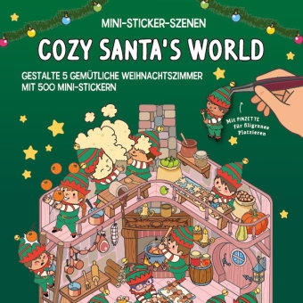 Mini-Sticker-Szenen - Cozy Santa's World I 3D-Sticker