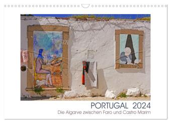 Portugal. Die Algarve zwischen Faro und Castro Marim (Wandkalender 2024 DIN A3 quer), CALVENDO Monat