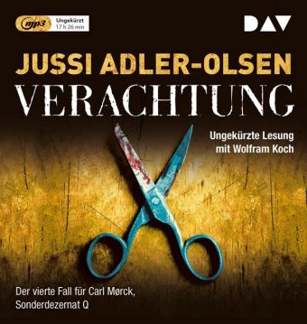 Verachtung. Der vierte Fall für Carl Mørck, Sonderdezernat Q, 2 Audio-CD, 2 MP3