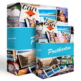 Postkarten-Album mit 50 Hüllen B-Design