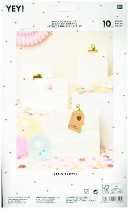 Blockbodenbeutel weiß, klein, FSC MIX