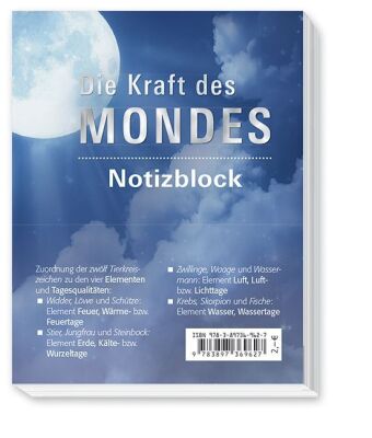 Notizblock "Die Kraft des Mondes"