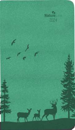 Taschenkalender Nature Line Forest 2024 - Taschen-Kalender 9x15,6 cm - 1 Woche 2 Seiten - 128 Seiten