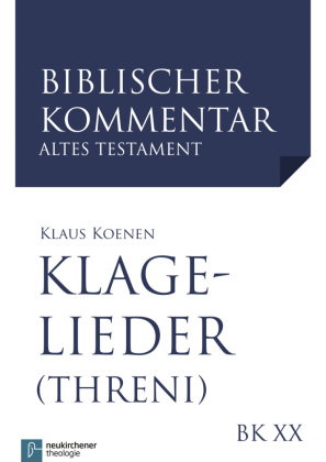 Biblischer Kommentar Altes Testament, Einbanddecke für Koenen/Klagelieder (BKAT 20)