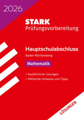 STARK Lösungen zu Mathematik - Hauptschulabschluss 2026 BW - Prüfungsvorbereitung