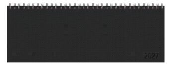 Tischkalender quer Professional Premium 2027 schwarz