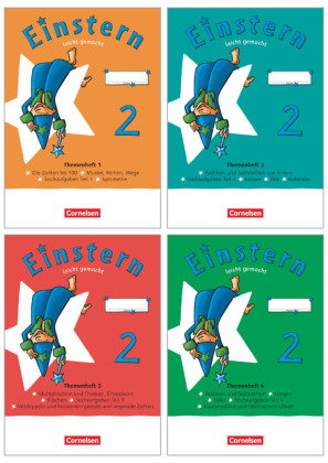 Einstern - Mathematik - Ausgabe 2021 - Band 2 Leicht gemacht - Themenhefte 1-4, Diagnoseheft und Kar