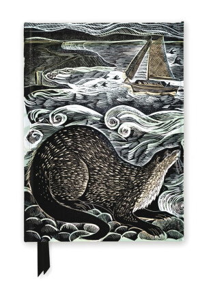 Premium Notizbuch DIN A5: Angela Harding, Shetlandotter und der Gesang des Windes