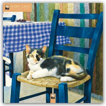 Ivory Cats - Lesley Anne Ivorys Katzen 2027 - Original Flame Tree Publishing-Kalender [Kalender]