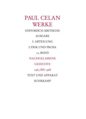 Nachgelassene Gedichte 1963-1968