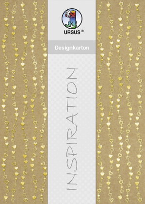 URSUS Designkarton "Selection", Motiv "Herzen"