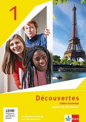 Découvertes. Ausgabe ab 2020 - Cahier d'activités 1 speziell für die Klasse 5 mit Mediensammlung 1.