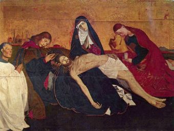 Meister der Pietà von Avignon - Pietà von Villeneuve-les-Avignon, Gesamtansicht - 1.000 Teile (Puzzl