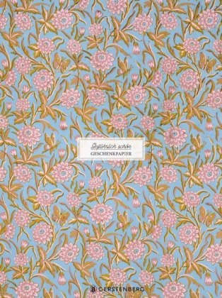 Gefährlich schön Geschenkpapier, Motiv Rosa Blüten