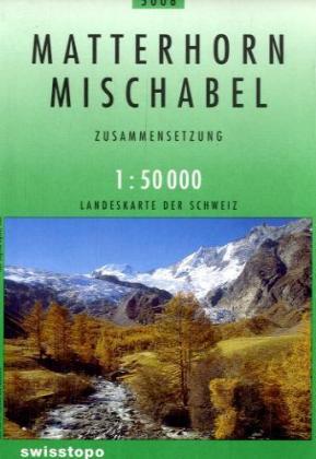 Landeskarte der Schweiz Matterhorn - Mischabel