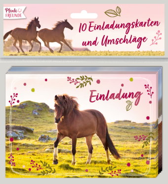 Einladungskarten - Pferdefreunde - Einladung