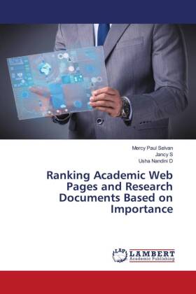 Ranking Academic Web Pages and Research Documents Based on Importance