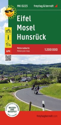 freytag & berndt Motorradkarte Eifel - Mosel - Hunsrück 1:200.000
