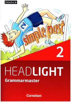 English G Headlight - Allgemeine Ausgabe - Band 2: 6. Schuljahr, Grammarmaster mit Lösungen