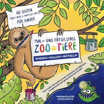 Mal- und Rätselspaß Zoo-Tiere