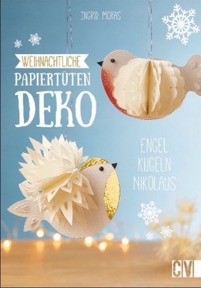 Weihnachtliche Papiertüten-Deko