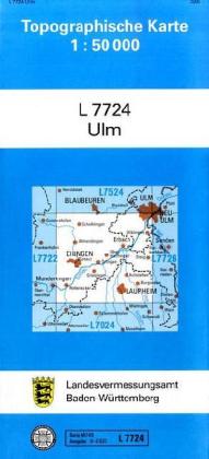Topographische Karte Baden-Württemberg, Zivilmilitärische Ausgabe - Ulm