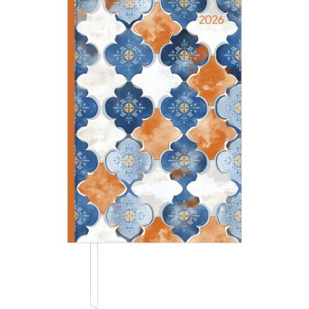 Alpha Edition - Buchkalender Style Oriental A5 2026 - Büro- & Cheftimer A5 (ca. 15×21 cm) 1 Tag/Seit