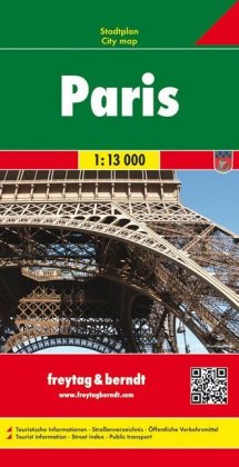 Freytag & Berndt Stadtplan Paris. Parijs. Parigi