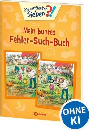 Die verflixten Sieben - Mein buntes Fehler-Such-Buch