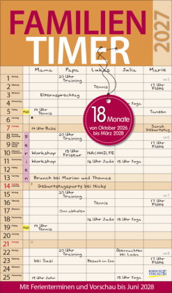 Familientimer 18 Monate 2027/2028