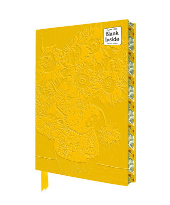 Exquisit Premium Notizbuch Blank DIN A5: Vincent van Gogh, Sonnenblumen