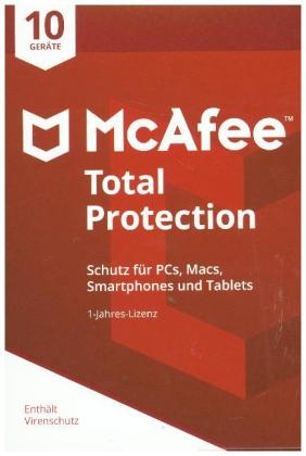 McAfee Total Protection 10 Geräte, 1 Code in a Box