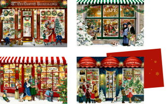 Mini-Adventskalender - Nostalgische Läden