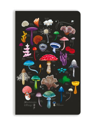 Premium Softcover Notizbuch: Anna Stead, Champignons und Pilze
