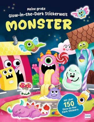 Meine große Glow-in-the-Dark-Stickerwelt - Monster