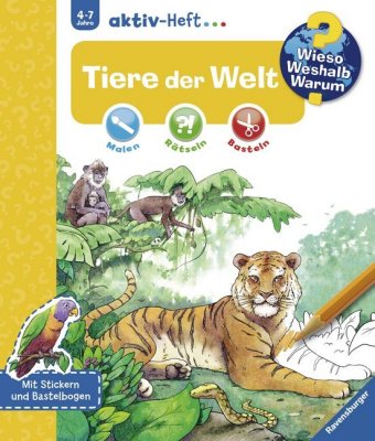 Wieso? Weshalb? Warum? aktiv-Heft - Tiere der Welt