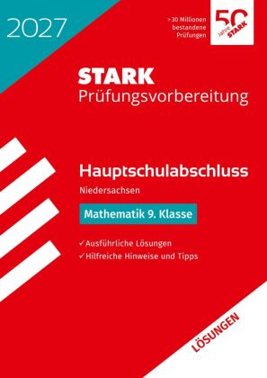 STARK Lösungen zu Mathematik 9. Klasse - Hauptschulabschluss 2027 Niedersachsen - Prüfungsvorbereitu