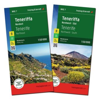 freytag & berndt Wanderkarten-Set Teneriffa 1:50.000